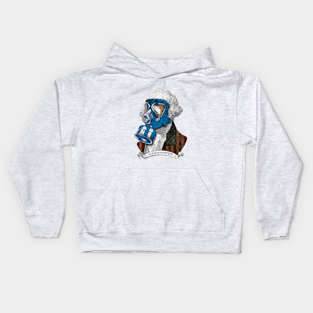 George Washington Kids Hoodie by Tee Architect